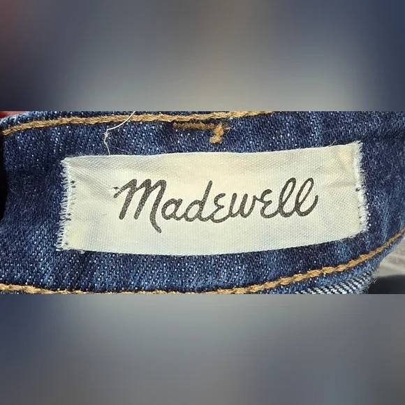 Madewell Curvy High Rise Denim Shorts Size 25 - Picture 5 of 7
